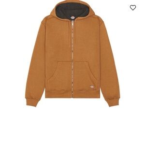 Dickies Tan Zip-Up Hoodie